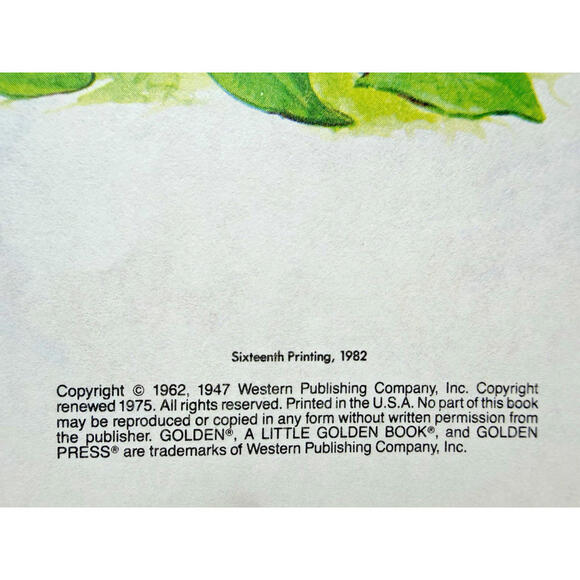 Vtg 1982 The Golden EGG Book Margaret Wise Brown. Little Golden Rabbit Duck - Picture 6 of 8